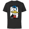 thumbnail image 1 of Disney Donald Duck 90th Anniversary Since 1934 Vintage Art- Short Sleeve Cotton T-Shirt for Adults - Customized-Black, 1 of 5