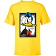 thumbnail image 1 of Disney Donald Duck 90th Anniversary Since 1934 Vintage Art- Short Sleeve T-Shirt for Kids - Customized-Yellow, 1 of 5