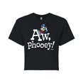 thumbnail image 1 of Disney - Donald Duck - Aw, Phooey! - Juniors Cropped Cotton Blend T-Shirt, 1 of 5
