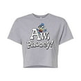 thumbnail image 1 of Disney - Donald Duck - Aw, Phooey! - Juniors Cropped Cotton Blend T-Shirt, 1 of 5