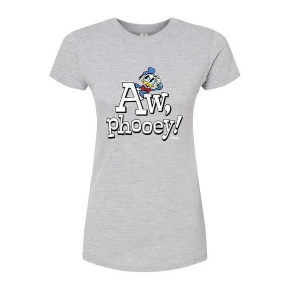 Disney - Donald Duck - Aw, Phooey! - Juniors Fitted Graphic T-Shirt