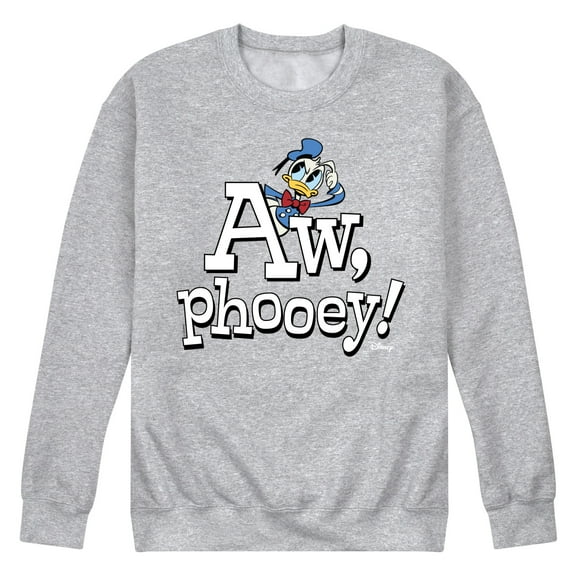 Disney - Donald Duck - Aw, Phooey! - Men's Crew Neck Fleece Pullover