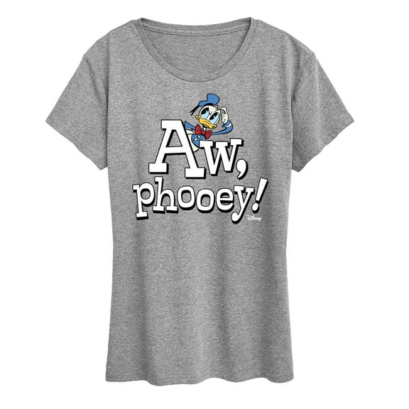 Disney - Donald Duck - Aw, Phooey! - Women's Short Sleeve Graphic T-Shirt