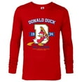 thumbnail image 1 of Disney Donald Duck Baseball 1934 All-Star Confidence Sports - Long Sleeve T-Shirt for Men - Customized-New Red, 1 of 5