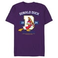 thumbnail image 1 of Disney Donald Duck Baseball 1934 All-Star Confidence Sports - Short Sleeve Blended T-Shirt for Adults - Customized-Purple, 1 of 5