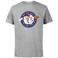 thumbnail image 1 of Disney Donald Duck Baseball Pitcher Own the Field Sports ‘23 - Short Sleeve Cotton T-Shirt for Adults - Customized-Athletic Heather, 1 of 5