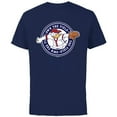 thumbnail image 1 of Disney Donald Duck Baseball Pitcher Own the Field Sports ‘23 - Short Sleeve Cotton T-Shirt for Adults - Customized-Navy, 1 of 5