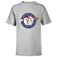 thumbnail image 1 of Disney Donald Duck Baseball Pitcher Own the Field Sports ‘23 - Short Sleeve T-Shirt for Kids - Customized-Athletic Heather, 1 of 5