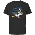 thumbnail image 1 of Disney Donald Duck Baseball Swinging for the Fences Sports - Short Sleeve Cotton T-Shirt for Adults - Customized-Black, 1 of 5