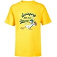 thumbnail image 1 of Disney Donald Duck Baseball Swinging for the Fences Sports - Short Sleeve T-Shirt for Kids - Customized-Yellow, 1 of 5