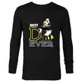 thumbnail image 1 of Disney Donald Duck Best Dad Ever Family Trip Father’s Day - Long Sleeve T-Shirt for Men - Customized-Black, 1 of 5