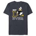 thumbnail image 1 of Disney Donald Duck Best Dad Ever Family Trip Father’s Day - Short Sleeve Blended T-Shirt for Adults - Customized-Navy Heather, 1 of 5