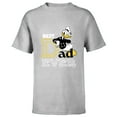 thumbnail image 1 of Disney Donald Duck Best Dad Ever Family Trip Father’s Day - Short Sleeve T-Shirt for Kids - Customized-Athletic Heather, 1 of 5