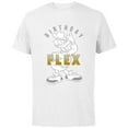 thumbnail image 1 of Disney Donald Duck Birthday Flex - Short Sleeve Cotton T-Shirt for Adults - Customized-White, 1 of 5