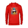 thumbnail image 1 of Disney Donald Duck Birthday Vibes 80s - Pullover Hoodie for Adults - Customized-Red, 1 of 5