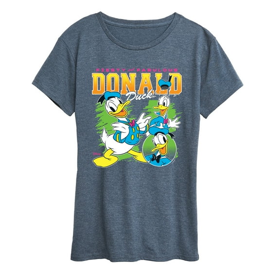 Disney - Donald Duck Black Light - Women's Short Sleeve Graphic T-Shirt