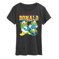 thumbnail image 1 of Disney - Donald Duck Black Light - Women's Short Sleeve Graphic T-Shirt, 1 of 4
