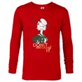 thumbnail image 1 of Disney Donald Duck Blogger Team Advice Don’t Overthink It - Long Sleeve T-Shirt for Men - Customized-New Red, 1 of 5