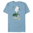 thumbnail image 1 of Disney Donald Duck Blogger Team Advice Don’t Overthink It - Short Sleeve Blended T-Shirt for Adults - Customized-Ocean Blue, 1 of 5