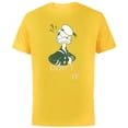 thumbnail image 1 of Disney Donald Duck Blogger Team Advice Don’t Overthink It - Short Sleeve Cotton T-Shirt for Adults - Customized-Yellow, 1 of 5