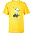 thumbnail image 1 of Disney Donald Duck Blogger Team Advice Don’t Overthink It - Short Sleeve T-Shirt for Kids - Customized-Yellow, 1 of 5