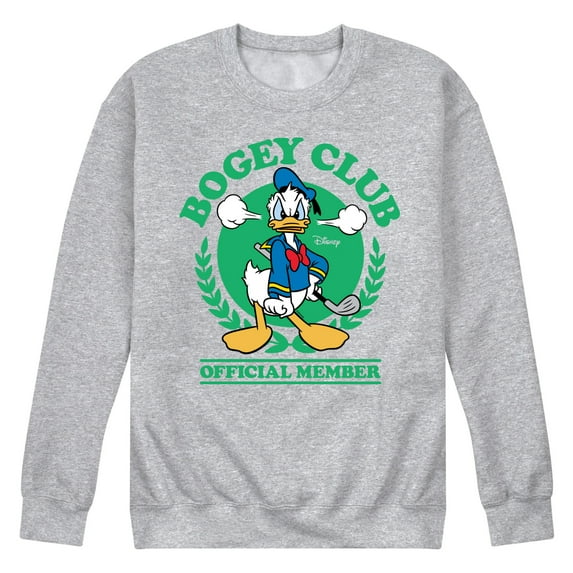 Disney - Donald Duck Bogey Club - Men's Crew Neck Fleece Pullover