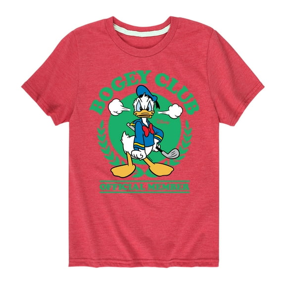 Disney - Donald Duck Bogey Club - Toddler & Youth Short Sleeve Graphic T-Shirt