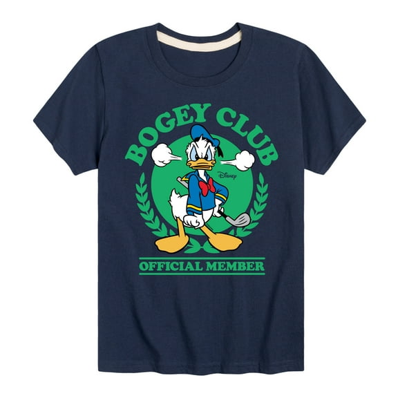 Disney - Donald Duck Bogey Club - Toddler & Youth Short Sleeve Graphic T-Shirt