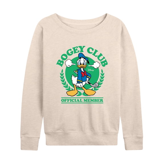 Disney - Donald Duck Bogey Club - Women's Lightweight French Terry Long Sleeve Shirt