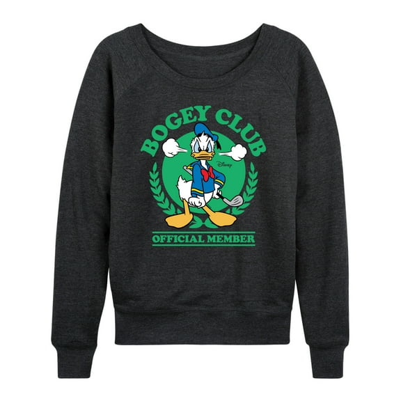 Disney - Donald Duck Bogey Club - Women's Lightweight French Terry Long Sleeve Shirt