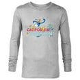 thumbnail image 1 of Disney Donald Duck California Dreamin’ - Long Sleeve T-Shirt for Men - Customized-Athletic Heather, 1 of 5