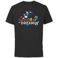 thumbnail image 1 of Disney Donald Duck California Dreamin’ - Short Sleeve Cotton T-Shirt for Adults - Customized-Black, 1 of 5