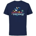 thumbnail image 1 of Disney Donald Duck California Dreamin’ - Short Sleeve Cotton T-Shirt for Adults - Customized-Navy, 1 of 5