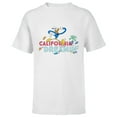 thumbnail image 1 of Disney Donald Duck California Dreamin’ - Short Sleeve T-Shirt for Kids - Customized-White, 1 of 5