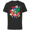 thumbnail image 1 of Disney Donald Duck Christmas Holiday One More Sleep - Short Sleeve Cotton T-Shirt for Adults - Customized-Black, 1 of 5