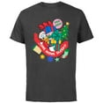 thumbnail image 1 of Disney Donald Duck Christmas Holiday One More Sleep - Short Sleeve Cotton T-Shirt for Adults - Customized-Charcoal, 1 of 5