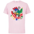 thumbnail image 1 of Disney Donald Duck Christmas Holiday One More Sleep - Short Sleeve Cotton T-Shirt for Adults - Customized-Soft Pink, 1 of 5