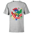 thumbnail image 1 of Disney Donald Duck Christmas Holiday One More Sleep - Short Sleeve T-Shirt for Kids - Customized-Athletic Heather, 1 of 5