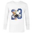 thumbnail image 1 of Disney Donald Duck Class of 23 Graduation 2023 Retro - Long Sleeve T-Shirt for Men - Customized-White, 1 of 5