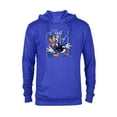 thumbnail image 1 of Disney Donald Duck Class of ‘24 Graduation 2024 Retro - Pullover Hoodie for Adults - Customized-Royal, 1 of 5