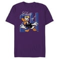 thumbnail image 1 of Disney Donald Duck Class of ‘24 Graduation 2024 Retro - Short Sleeve Blended T-Shirt for Adults - Customized-Purple, 1 of 5