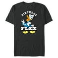 thumbnail image 1 of Disney Donald Duck Classic Vintage Retro Birthday Flex - Short Sleeve Blended T-Shirt for Adults - Customized-Dark Heather, 1 of 5