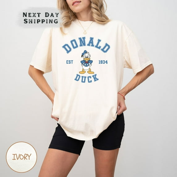 Disney Donald Duck Comfort Colors T-Shirt, Vintage Donald Duck est 1934 Shirt, Donald Graphic Tee, Disney Trip