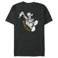 thumbnail image 1 of Disney Donald Duck Dance Classic Vintage Retro Distressed - Short Sleeve Blended T-Shirt for Adults - Customized-Dark Heather, 1 of 5