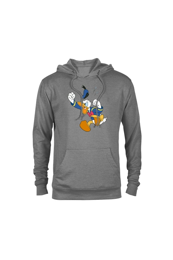Donald Duck Fit of Anger - Pullover Hoodie for Adults -Customized-Graphite Heather