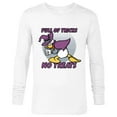 thumbnail image 1 of Disney Donald Duck Full of Tricks No Treats 80s Halloween - Long Sleeve T-Shirt for Men - Customized-White, 1 of 5