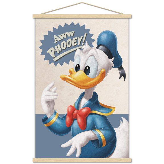 Disney Donald Duck: Good Old Days - Aww Phooey! Wall Poster with Magnetic Frame, 22.375" x 34"
