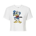 thumbnail image 1 of Disney - Donald Duck - HMMM... - Juniors Cropped Cotton Blend T-Shirt, 1 of 5