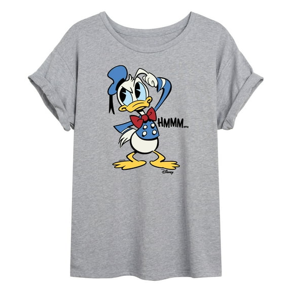 Disney - Donald Duck - HMMM... - Juniors Ideal Flowy Muscle T-Shirt