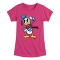 thumbnail image 1 of Disney - Donald Duck - HMMM… - Toddler & Youth Girls Short Sleeve Graphic T-Shirt, 1 of 5